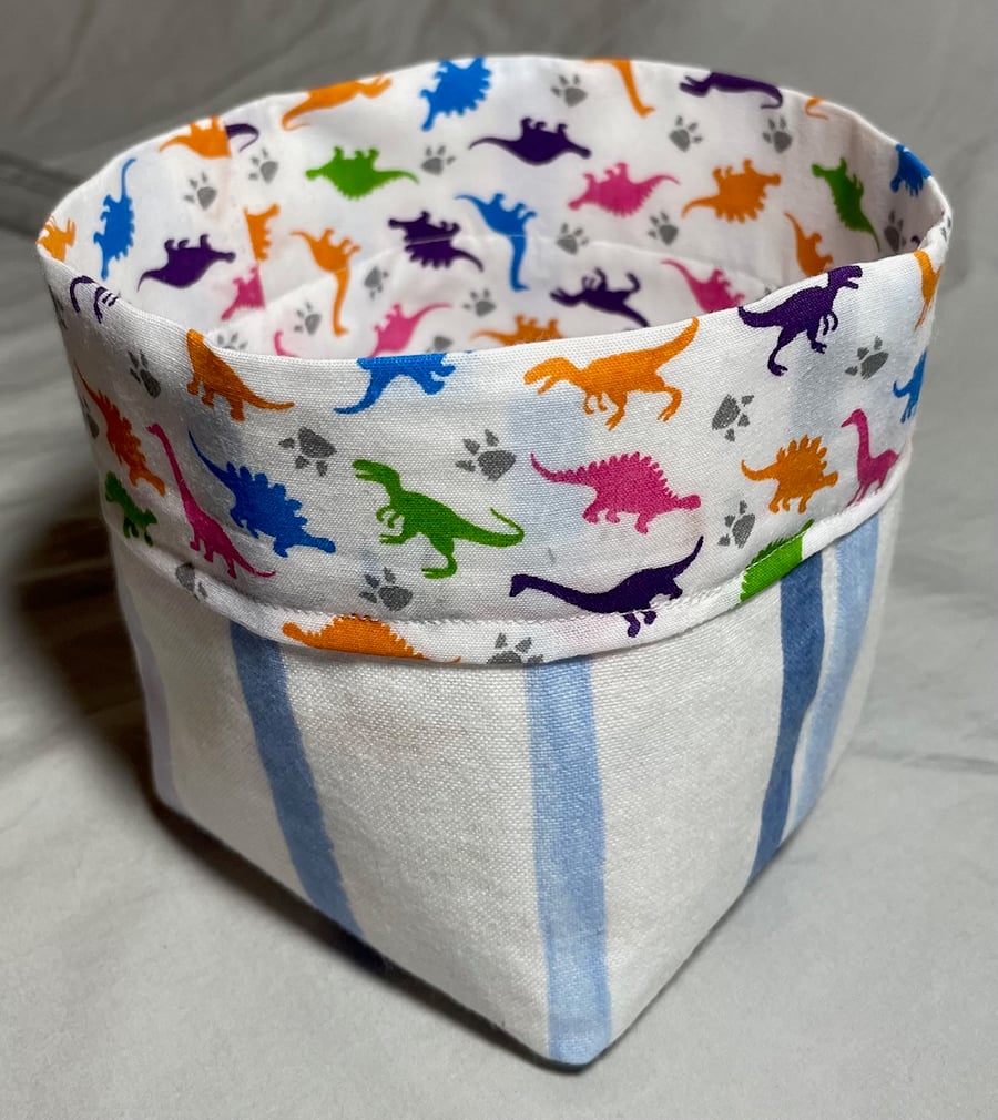 Small fabric storage tub