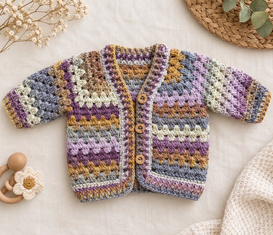 Crochet Baby Cardigan