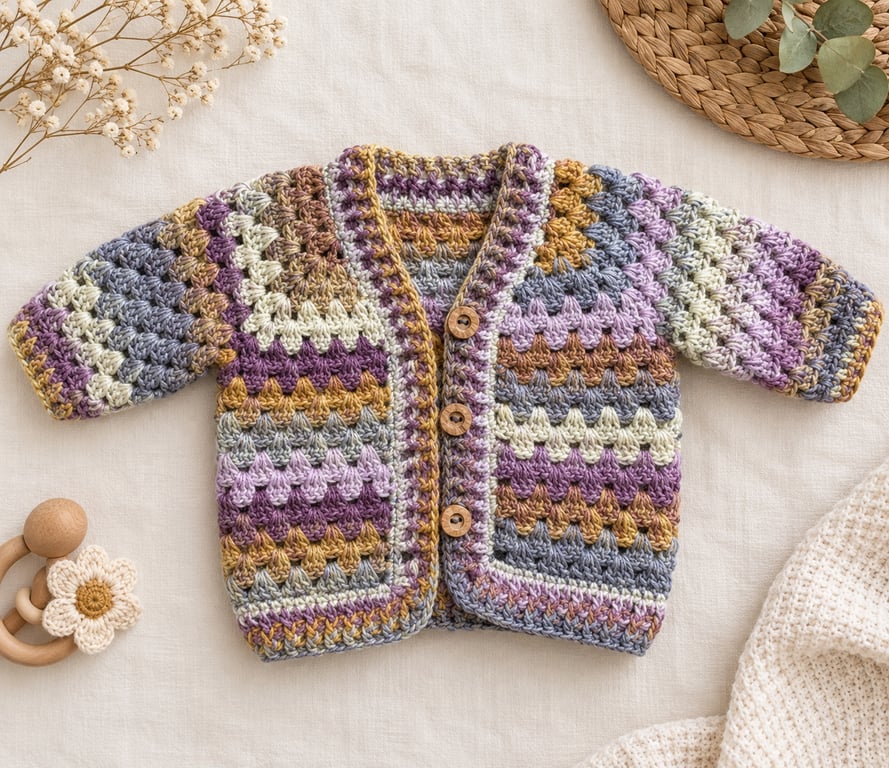 Crochet Baby Cardigan