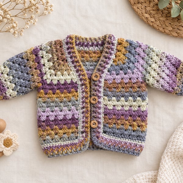 Crochet Baby Cardigan