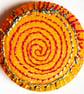 Buttons 1 inch button Hand Dyed Silks and Cottons Free Machine Embroidery Button