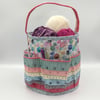 Crafty Bucket Bag Set for a Stitcher, Knitter, Crocheter, Embroiderer