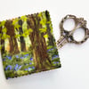 Bluebell wood needle, pin and safety pin case. 