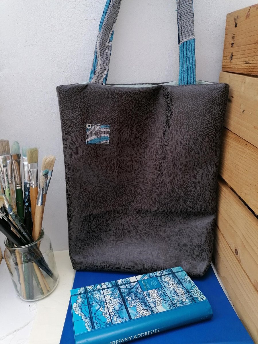 Charcoal Black Tote Bag