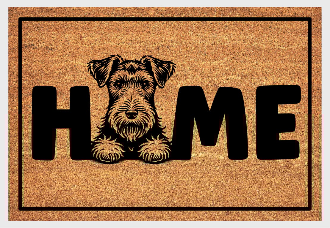 Welsh Terrier Home Door Mat - Welsh Terrier Welcome Mat - 3 Sizes
