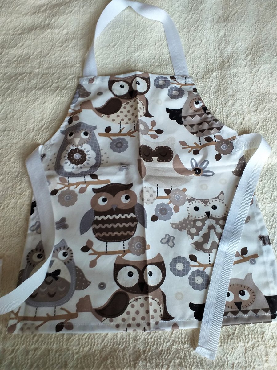 Owl Apron age 2-6 years