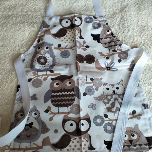 Owl Apron age 2-6 years