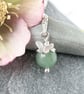 Aventurine and silver butterfly necklace, gemstone necklace, birthday gift idea - Image 6
