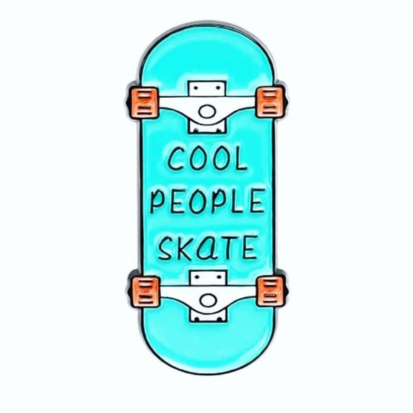 Skateboard Design Pin Badge Wonderful Gift for Any Skater or skaterboy skate Ent