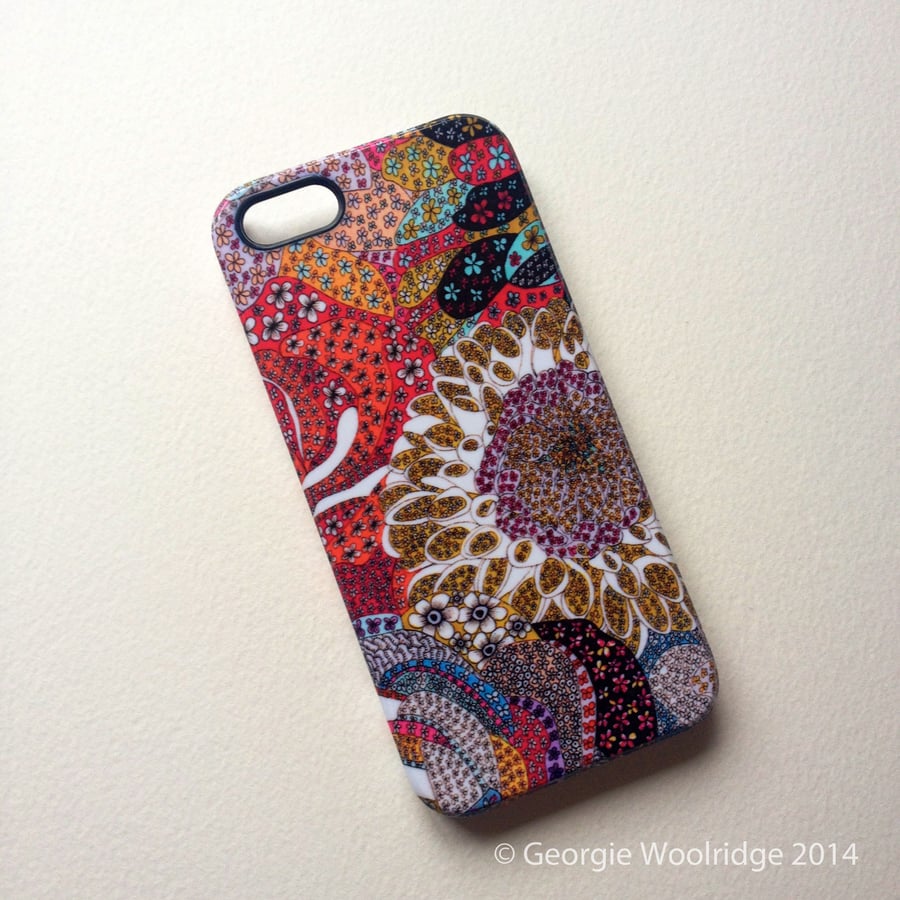 'Paisley Flowers' iphone 5, 5s hard case