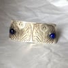 Silver and Lapis Lazuli brooch