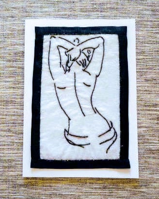 'The Pose'  Art Card