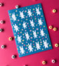 Lucky White Rabbits card by Jo Brown - Image 1