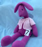 Bunny Rabbit. Soft Toy for Baby or Toddler. Includes Jacket for when over Three. - Image 4
