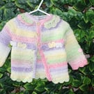 handmade crochet baby cardigan size 6 - 12 months