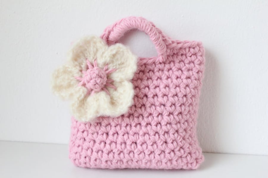 Little girls little purse, flower bag