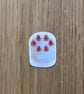 Pixel Strawberry Cake Sticker