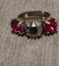 Adjustable Swarovski Ring - Image 1