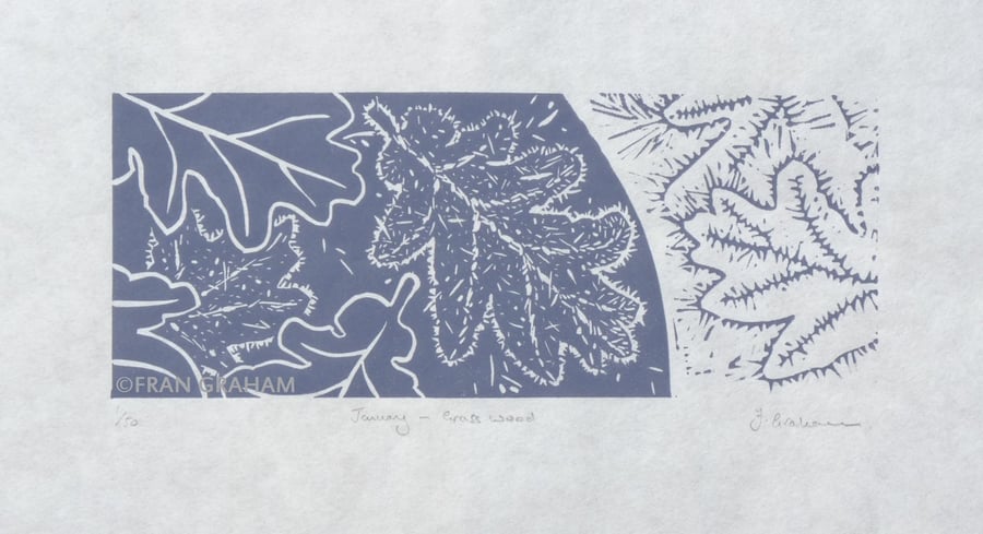 January - Grass Woods - Purple