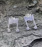 Sterling Silver Musical Note Studs - Image 3