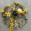 —RESERVED FOR SUNNY— “Bumble Bee” Hotchpotch lariat necklace