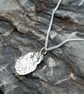 Large Silver Limpet Shell Pendant - Recycled Silver Necklace - Image 3