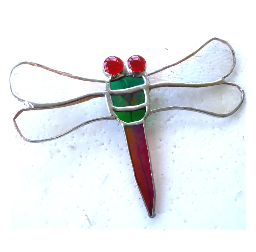 Giant Dragonfly Garden Decoration Stained Glass Suncatcher