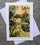 Through The Trees. Blank Card. Original Art. 260197 - Image 3