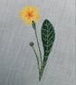 Linen Table Runner with Embroidered Flowers - Image 8