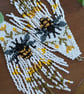 Beaded fringe earrings 