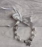 Beaded Ring Christmas Tree Decoration - Ice and Snow - Image 4