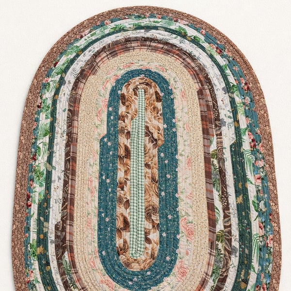 Garden Weave - jelly roll rug
