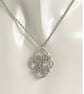 Celtic Cross Sterling Silver Chainmaille Pendant - Image 6
