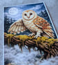 British Nocturnal Wildlife Snowy Owl A4 Photo Print Wall Art