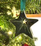 Large forest green ceramic star decoration  - Image 2