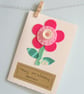 Birthday card personalised handmade  - Image 2