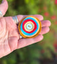 Target Hair Ornament, Felt, Autumnal, Vintage Button  - Image 4