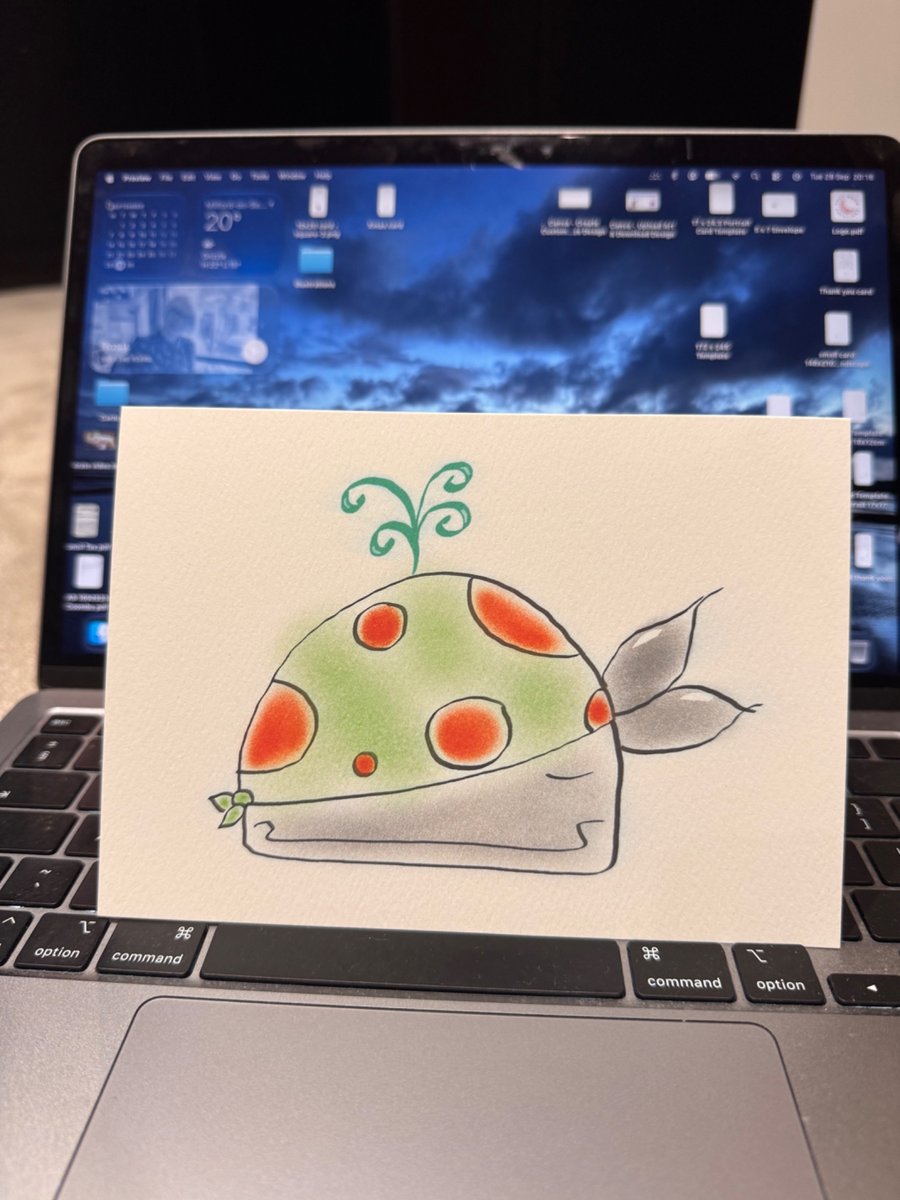 Image of Pirate Whale Card