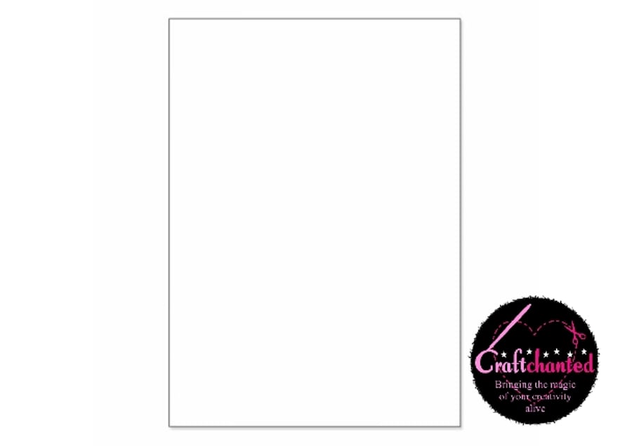 Hunkydory - Adorable Scorable - White Chalk - A4 - 350gsm - 10 Sheets