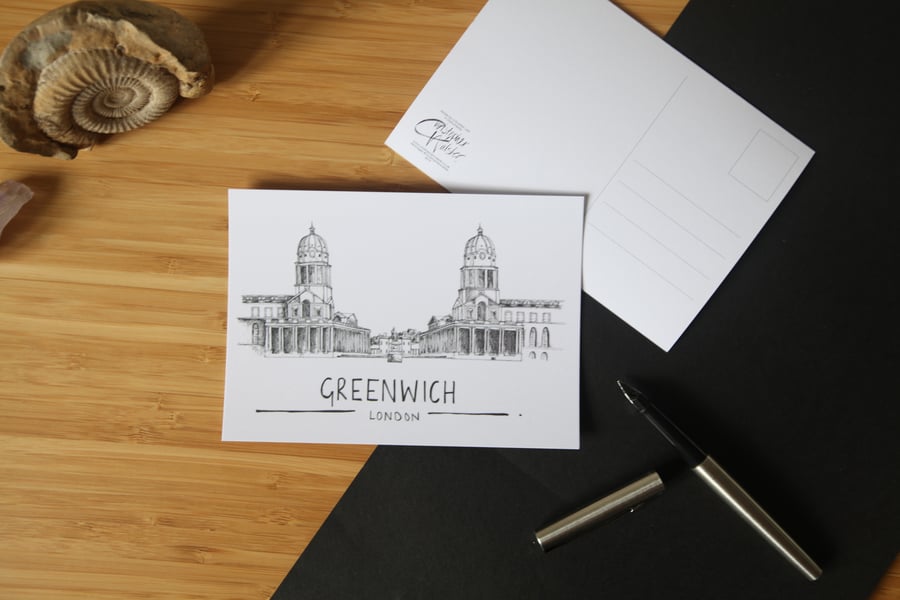 Greenwich London Postcard 