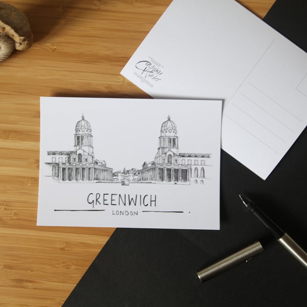 Greenwich London Postcard 