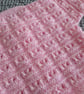 16" Round Neck Pink Baby  Cardigan - Image 5