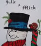 HAND PAINTED CHRISTMAS CARD - Image 3