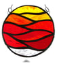 Making HeatWaves Stained Glass Suncatcher Handmade Ring  - Image 2
