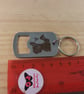 Personalised Engraved Photo or Text Bottle Opener Keyring - Image 4