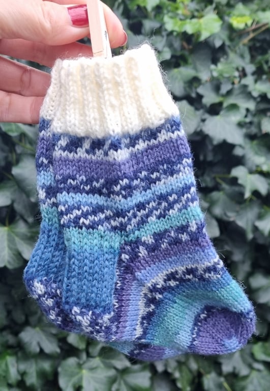 Handknitted Toddler Socks 