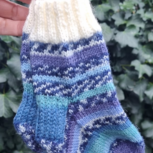 Handknitted Toddler Socks 