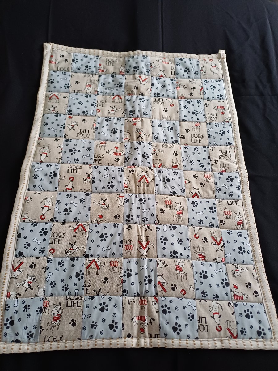 Handmade Patchwork dog blanket