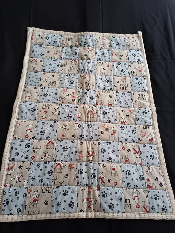 Handmade Patchwork dog blanket