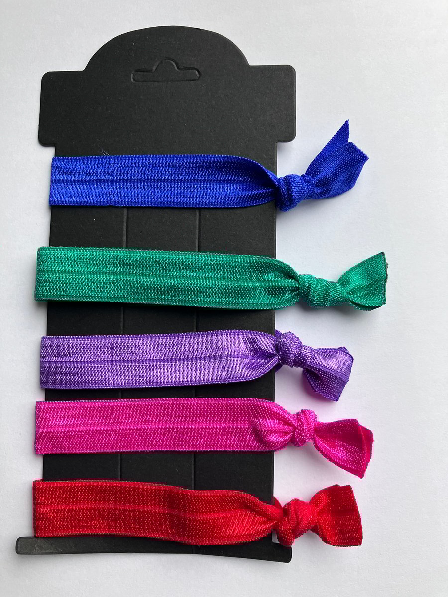 Elasticated Ribbon Hair Ties